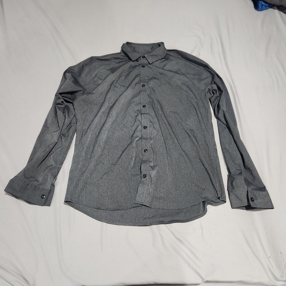 Lululemon Men's Dress Striped Dress Shirt Size M/L
